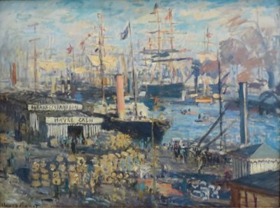 The Grand Quay at Havre by Claude Monet